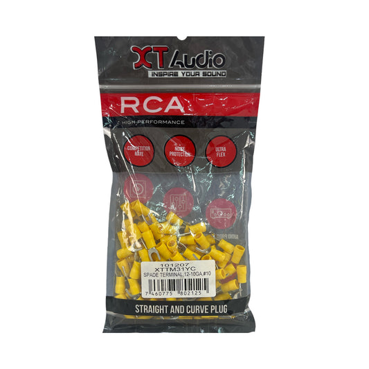 XTTM31YC XT SPACE TERMINAL 12-1OGA YELLOW 100PCS/BAG