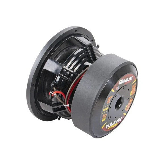 V11-X12D1 VULKAN SERIES SUBWOOFER 12" 6000 WMAX / 3000 WRMS DOUBLE COIL 1 OHM VOICE COIL FLAT ALUMINUM WIRE