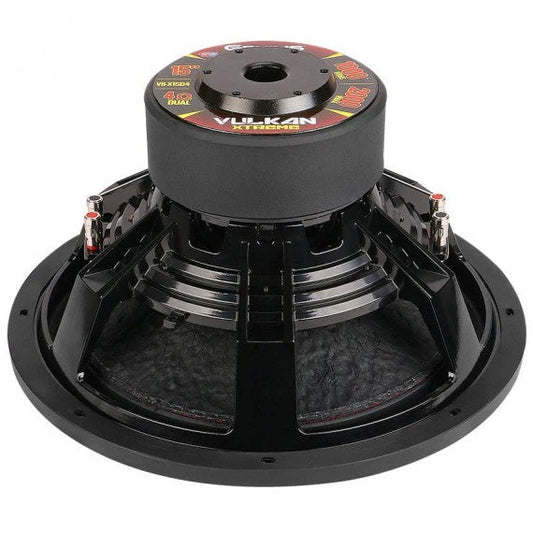 V8-X15D4 VULKAN SERIES SUBWOOFER 15" 2000 WMAX / 1000 WRMS DOUBLE 4 OHM VOICE COIL ROUND COPPER WIRE ALUMINUM BASKET