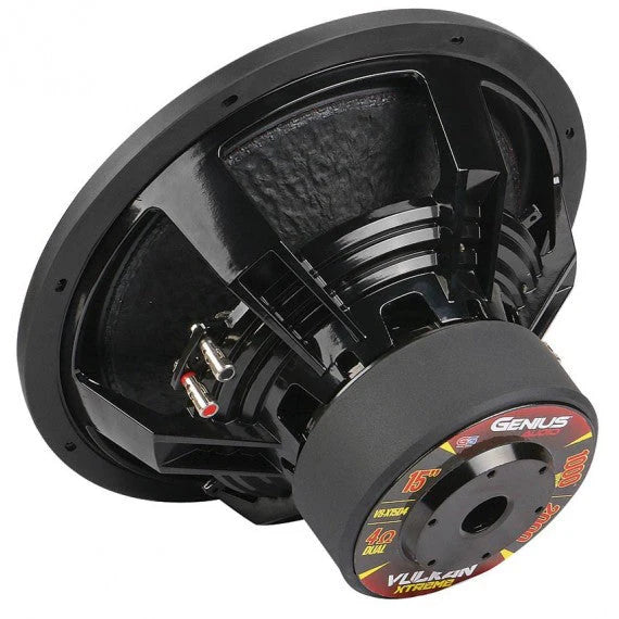 V8-X15D4 VULKAN SERIES SUBWOOFER 15" 2000 WMAX / 1000 WRMS DOUBLE 4 OHM VOICE COIL ROUND COPPER WIRE ALUMINUM BASKET