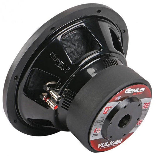 V6-12D4 VULKAN SERIES SUBWOOFER 12" 1400 WMAX / 700 WRMS DOUBLE 4 OHM VOICE COIL ROUND COPPER WIRE