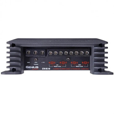 GTM-80.4D COMPACT DIGITAL 4-CHANNEL AMPLIFIER GTM SERIES 1200 WMAX / 80 WRMS X 4 CH STABLE 2 OHM STEREO