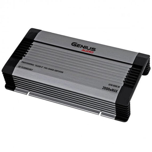GTM-1000.1D COMPACT DIGITAL AMPLIFIER 1 CHANNEL GTM SERIES 2000 WMAX / 1000 WRMS X 1 CH STABLE 1 OHM MONO