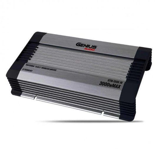 GTM-1500.1D COMPACT DIGITAL AMPLIFIER 1 CHANNEL GTM SERIES 3000 WMAX / 1500 WRMS X 1 CH STABLE 1 OHM MONO