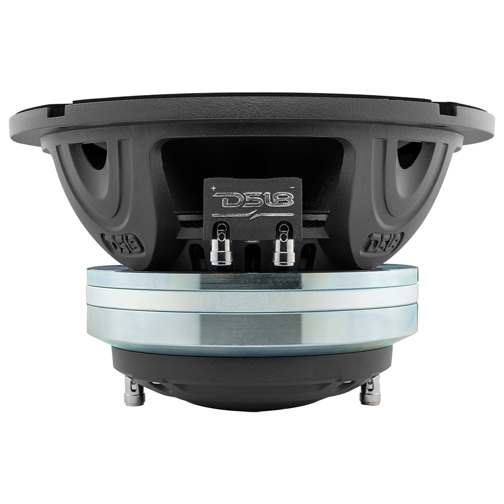 Altavoz coaxial híbrido de neodimio de medios graves, resistente al agua, de fibra de carbono, con controlador incorporado, 400 vatios RMS, 4 ohmios, 8HD800NCFD-4