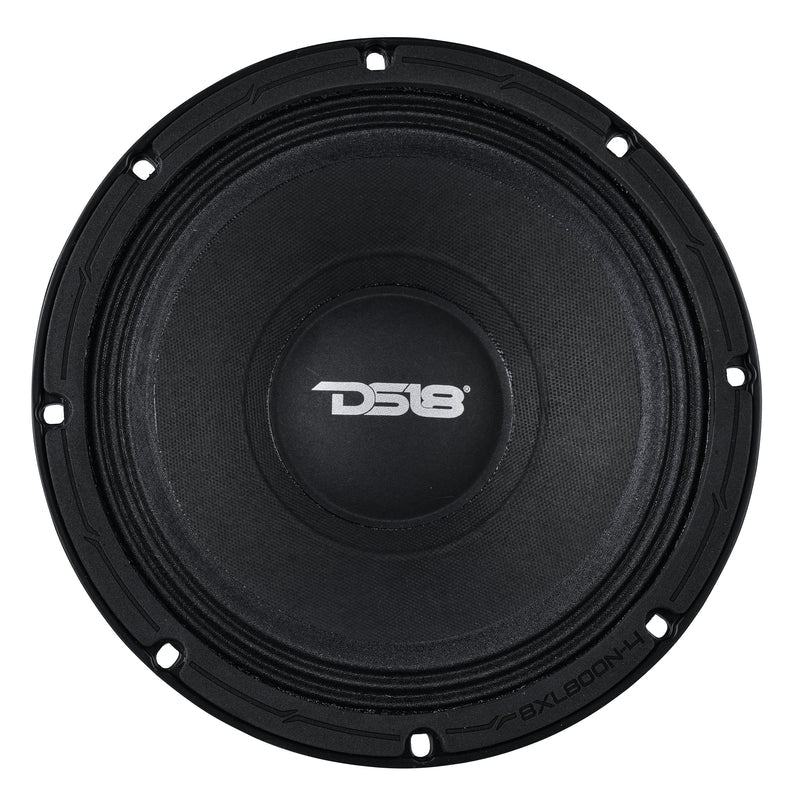 8XL800N-4 XL 8" Mid-Range Loudspeaker 4-Ohm With Neodymium Magnet 400 Watts RMS