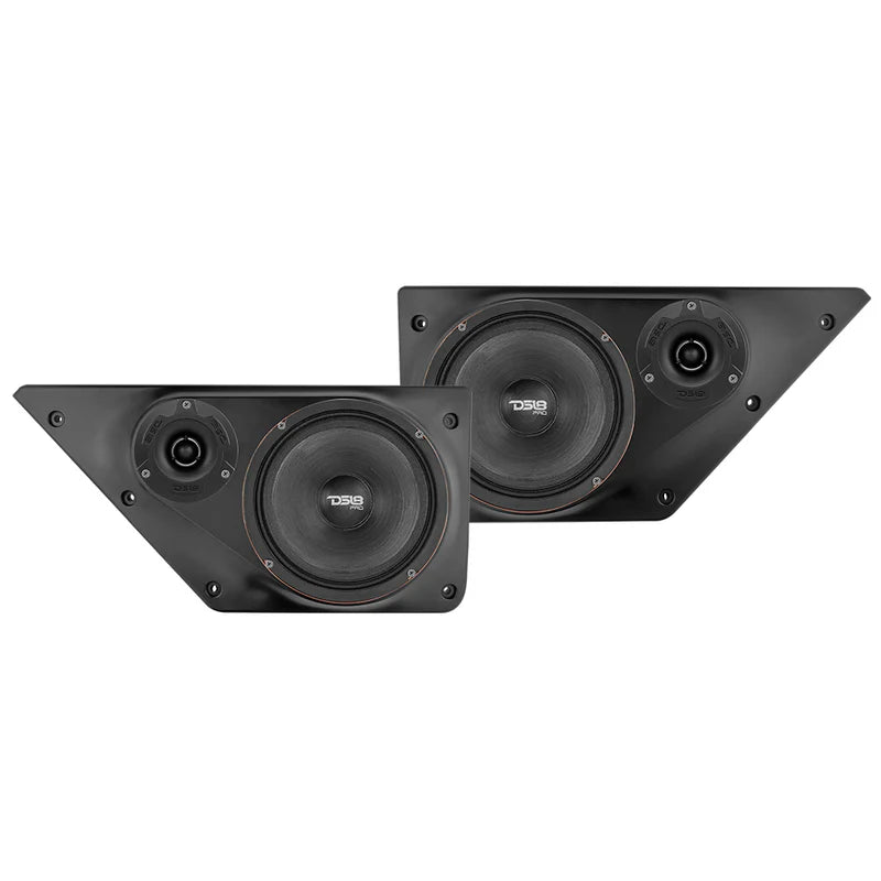 BRO-FD-LR Ford Bronco 6th Gen Front Doors 6.5" Speaker and 3.8" Tweeter Panels