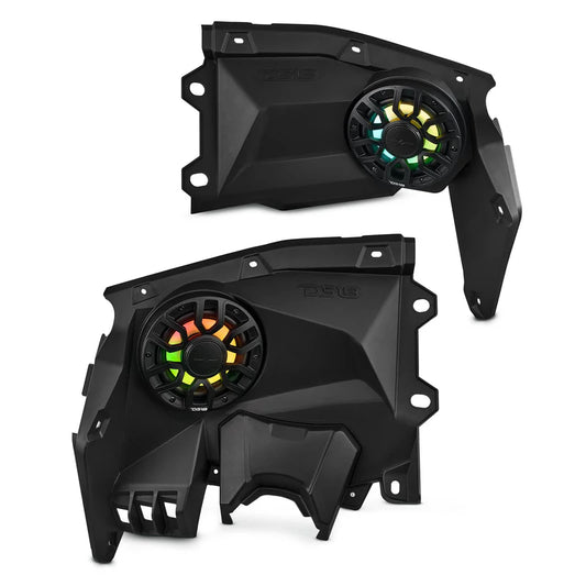 CA-X3DS6LDV2 Can-Am Maverick X3 Dashboard Panel Loaded with 6.5" Speaker and Digital Lights