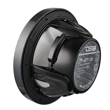 CF-8M NXL 8" 2-Way Coaxial Marine Speaker With LED RGB Lights 125 Watts Rms 4-Ohm - Black Carbon Fiber