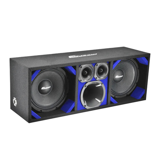 KTPON-210BLACK / DUAL 10" BLUE/BLACK LOADED