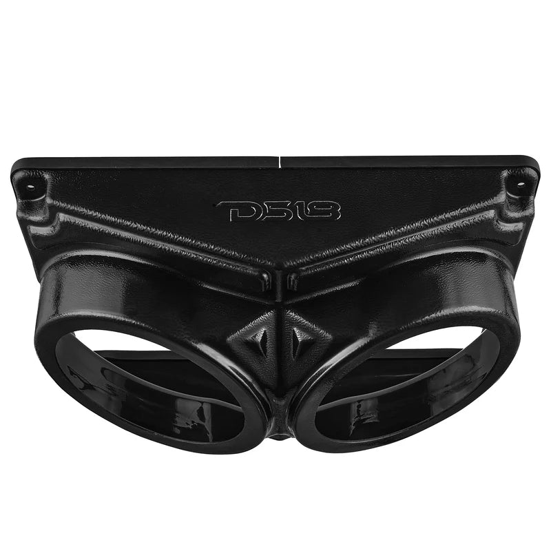 EN-OSP62 Universal Overhead Flat Mount Pod For Two 6.5” Speakers - Great for ATVs, UTVs, Golf Carts, Boats and more