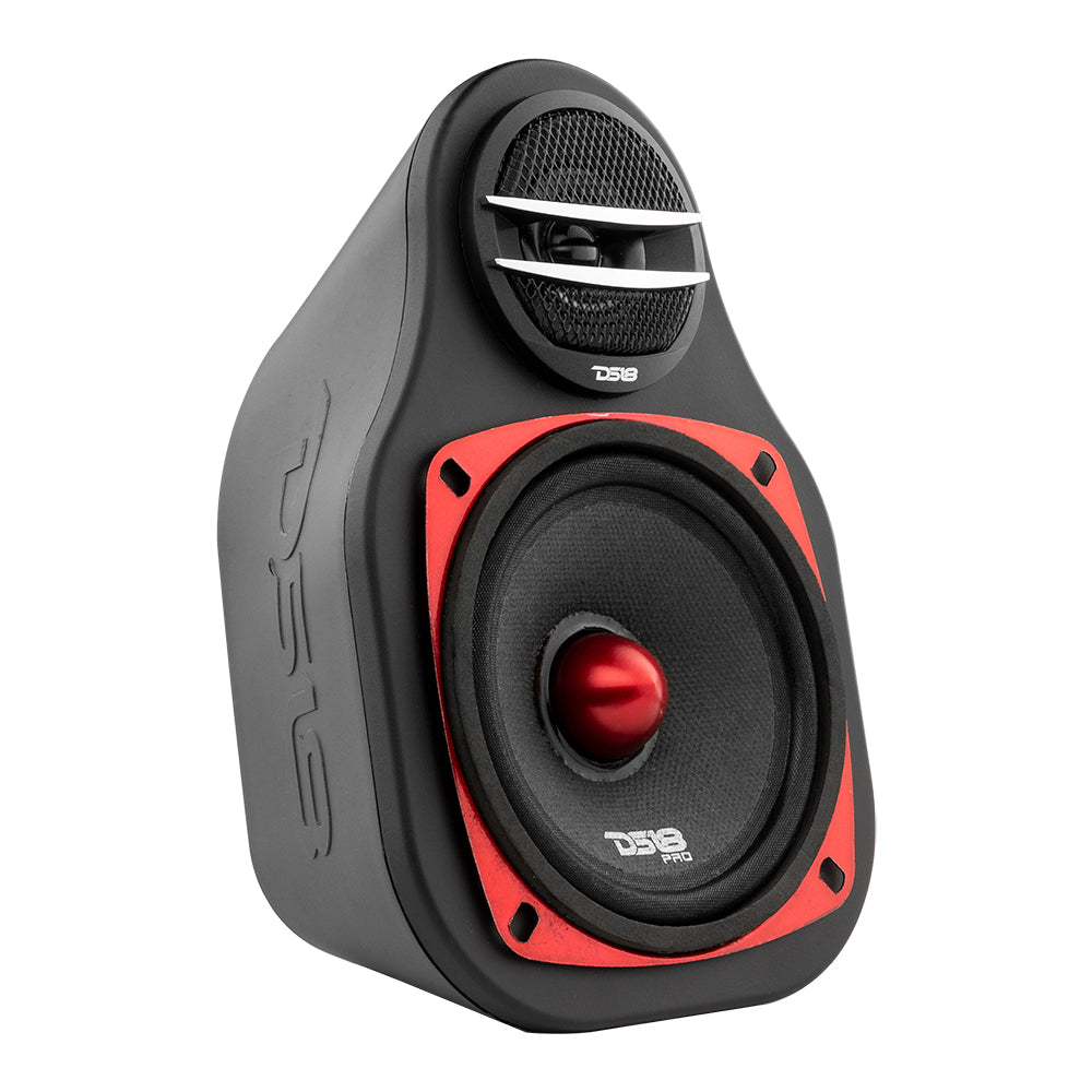 EN4P - Altavoz universal de 2 vías de ABS de alta densidad, 1 altavoz de 4" y 1 tweeter de 0,5-1" (par)