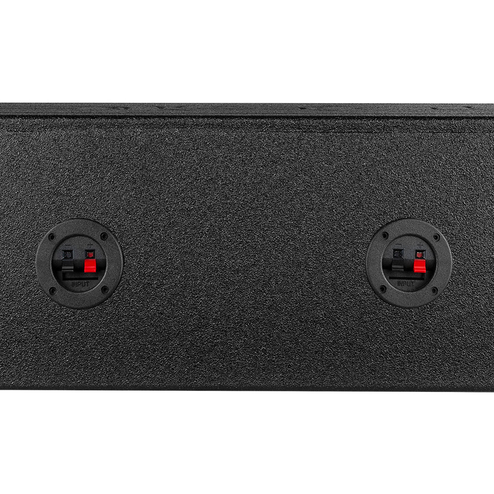 ENS-DODGE19-4X8 Quad 8" Ported Subwoofer Enclosure For DODGE 4 Door Crew Cab 19-23