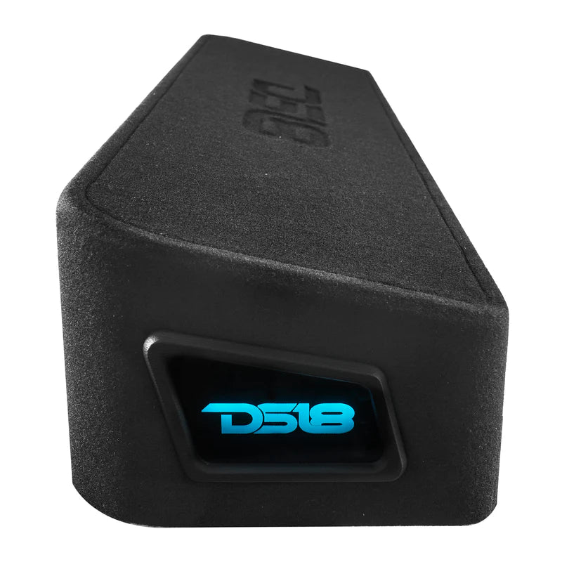 EXCL-FORDBASS.FF/17-UP-LDPKG Ford F-150 Forward Firing Loaded Subwoofer Enclosure with Dream LED Lights, Amplifier and Wiring Kit
