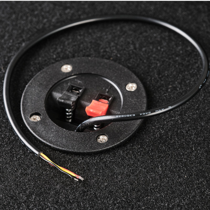 EXCL-RAMBASS.DF/21-UP.LDPKG Dodge Ram Down Firing Subwoofer Enclosure with Dream LED Light, Amplifier and Wiring Kit