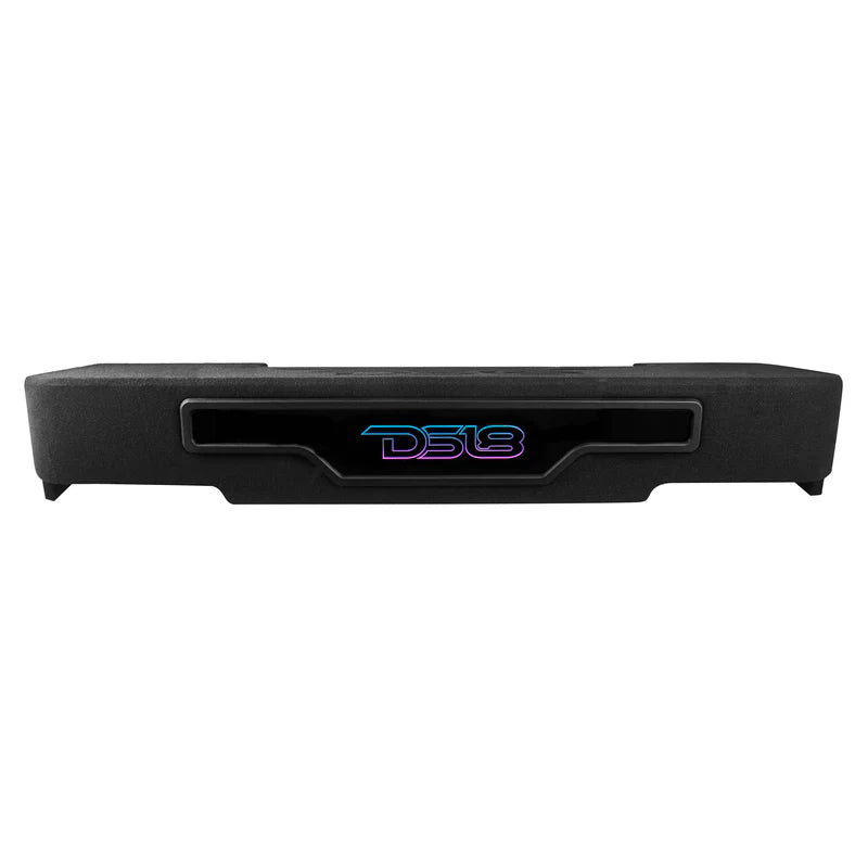 EXCL-RAMBASS.DF/21-UP.LDPKG Dodge Ram Down Firing Subwoofer Enclosure with Dream LED Light, Amplifier and Wiring Kit