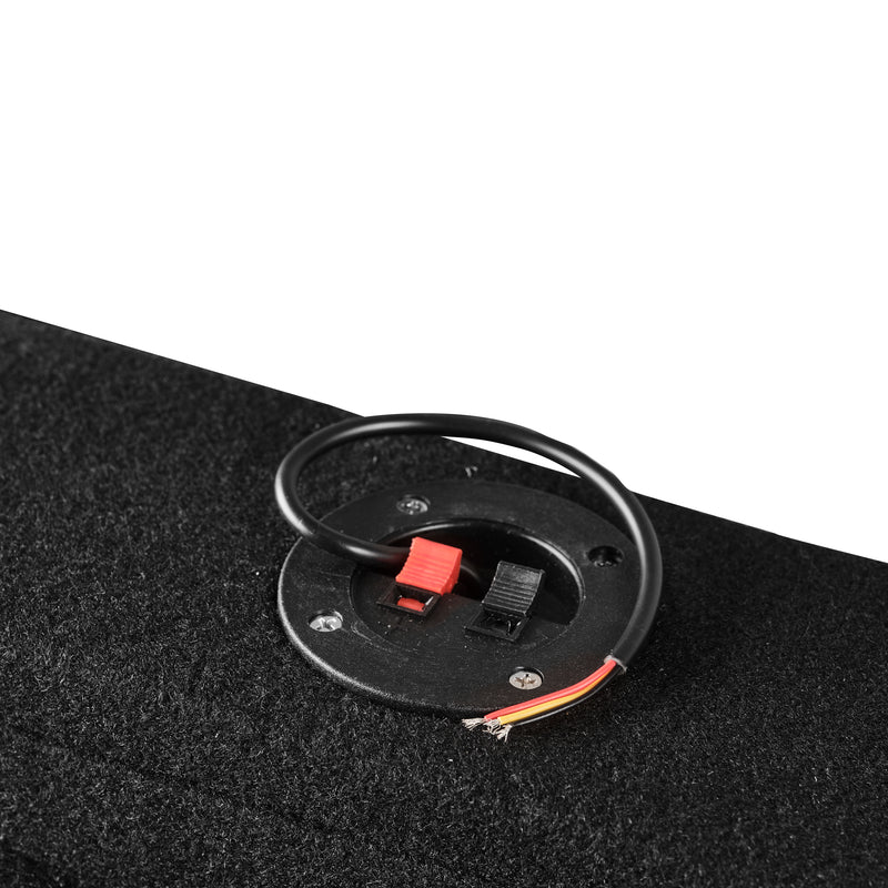 EXCL-SILVERADOBASS.DF/14-21.LDPKG Chevy Silverado Down Firing Loaded Subwoofer Enclosure with Dream LED Lights, Amplifier and Wiring Kit