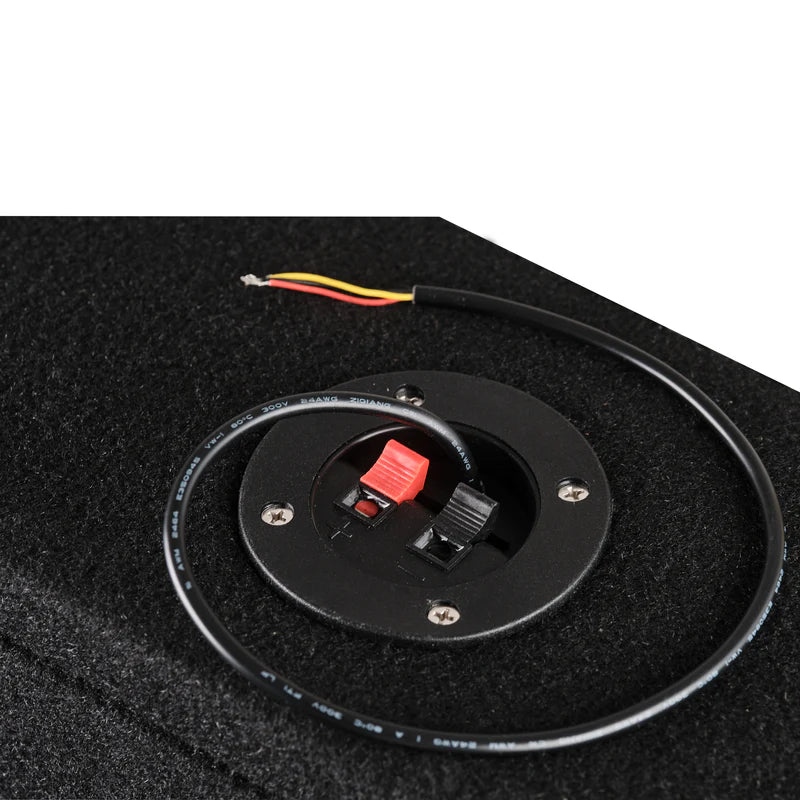 EXCL-SILVERADOBASS.DF/22-UP.LDPKG Chevy Silverado Down Firing Subwoofer Enclosure with Dream LED Lights, Amplifier and Wiring Kit
