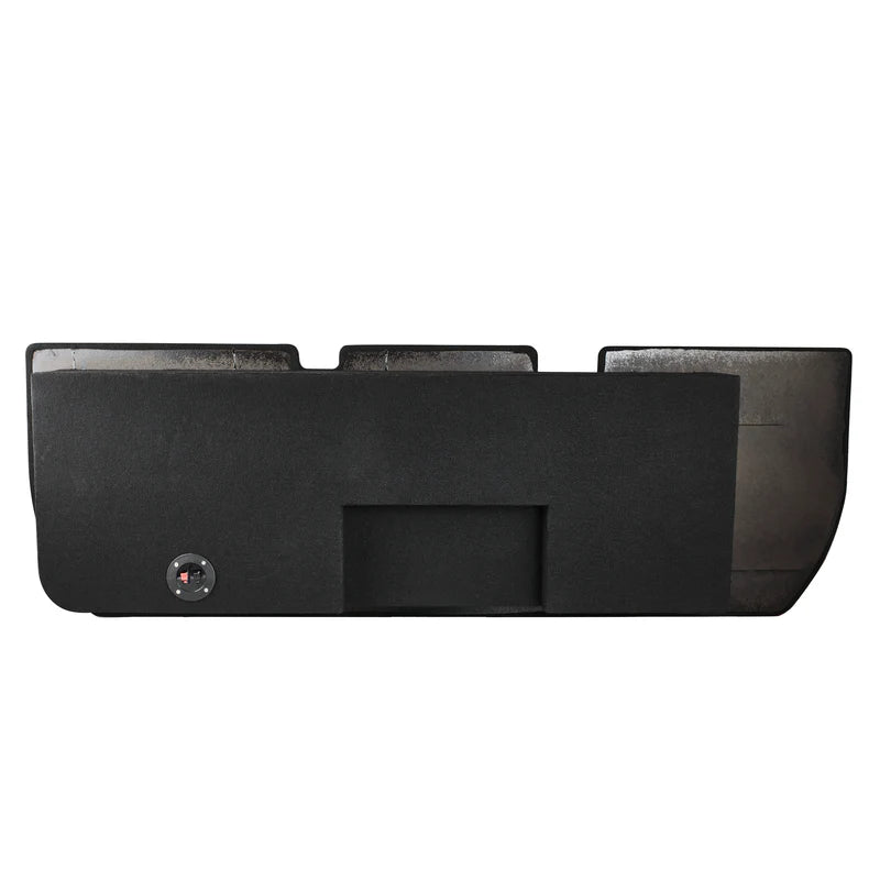 EXCL-TUNDRABASS1.LDPKG Exclusive Dual 10" Sealed Subwoofer Enclosure Package for 22-Up Toyota Tundra 1200 Watts Rms