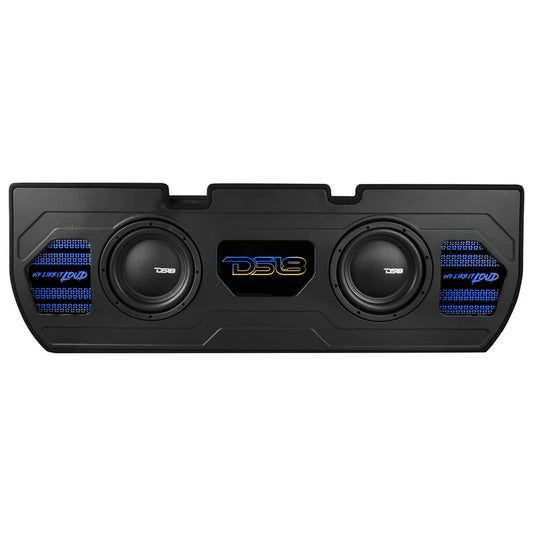 EXCL-TUNDRABASS1.LDPKG Exclusive Dual 10" Sealed Subwoofer Enclosure Package for 22-Up Toyota Tundra 1200 Watts Rms