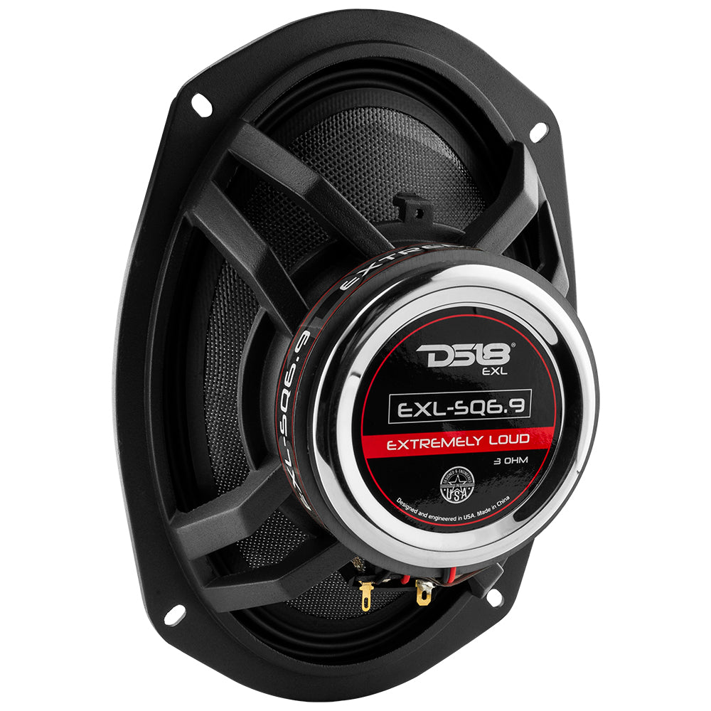 EXL-SQ6.9 Alto-falante coaxial de 2 vias com cone de fibra de vidro 160 Watts RMS 3 Ohm