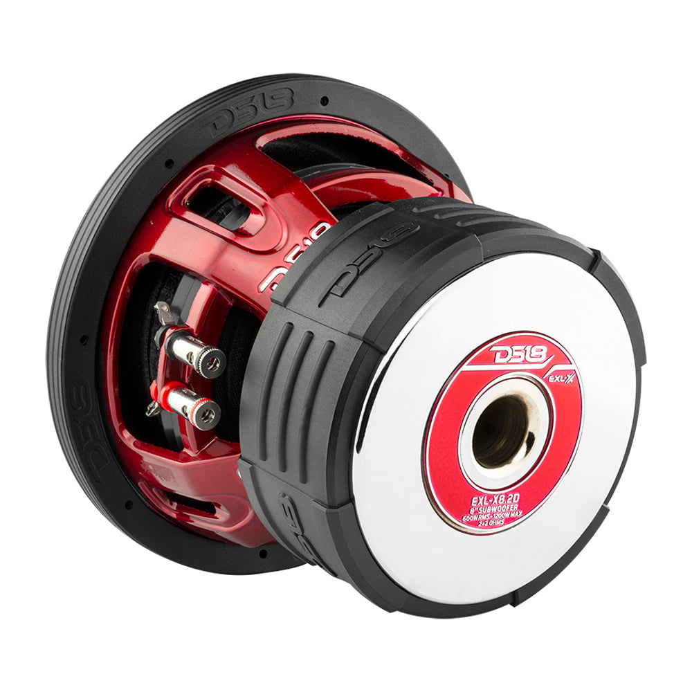 Subwoofer EXL-X8.2D de 8", 600 vatios RMS, DVC, 2 ohmios