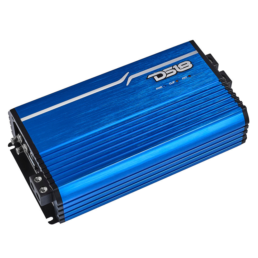 Amplificador compacto de rango completo de clase D de 1 canal FRP-3.5K/BL, 3500 vatios RMS a 1 ohmio, color azul