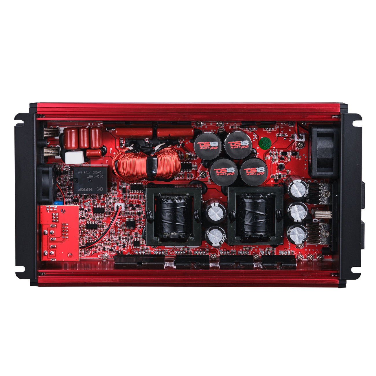 Amplificador compacto de rango completo de clase D de 1 canal FRP-3.5K/BL, 3500 vatios RMS a 1 ohmio, color azul