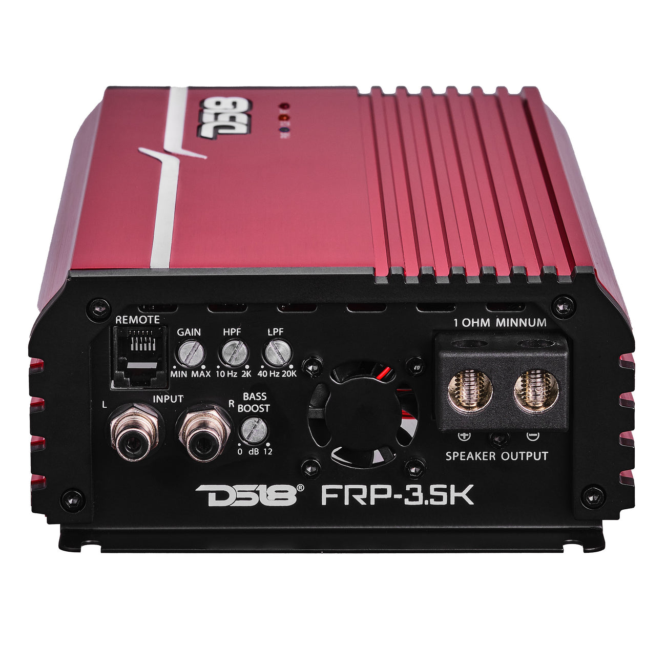Amplificador compacto de rango completo de clase D de 1 canal FRP-3.5K/BL, 3500 vatios RMS a 1 ohmio, color azul
