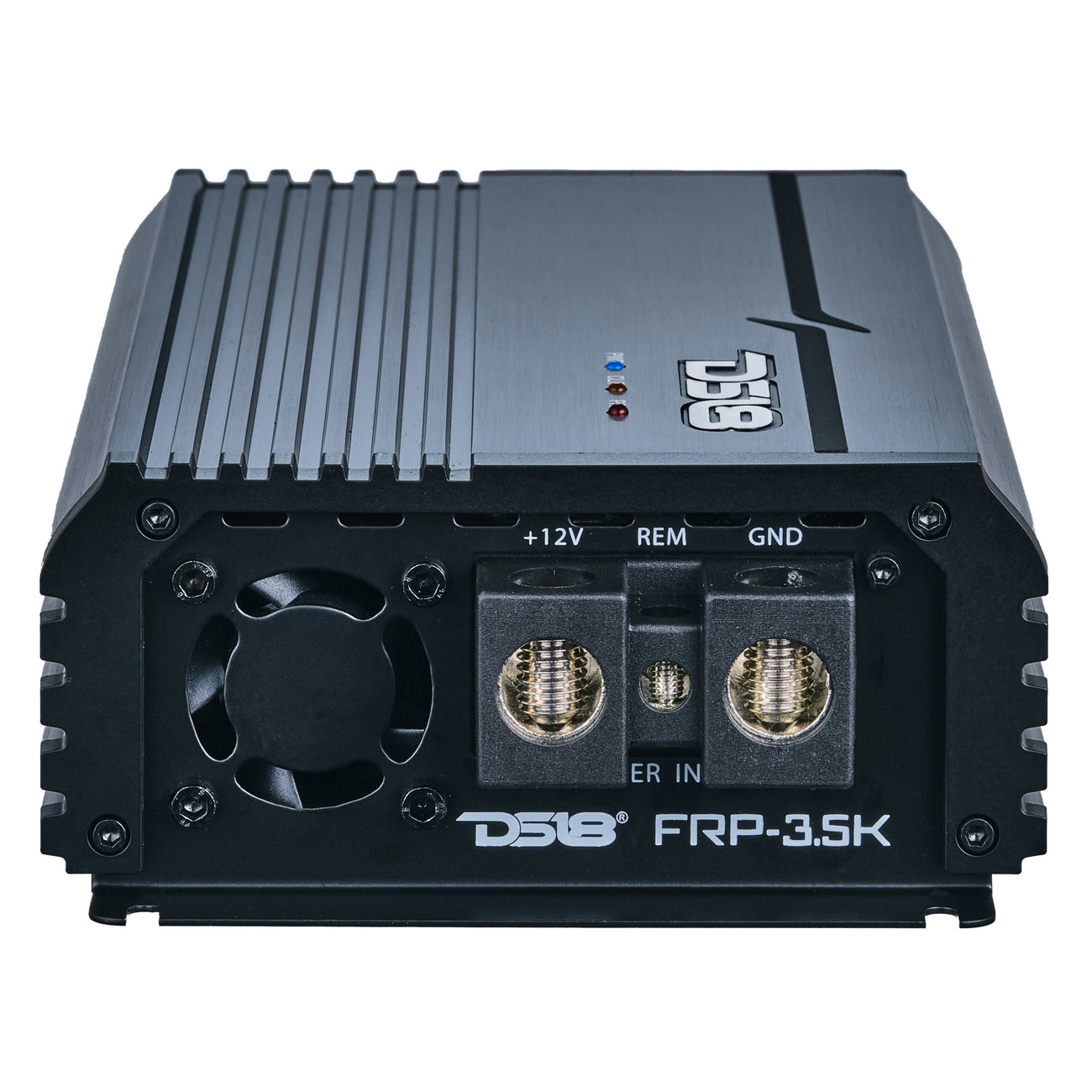 Amplificador compacto de rango completo de clase D de 1 canal FRP-3.5K/BL, 3500 vatios RMS a 1 ohmio, color azul