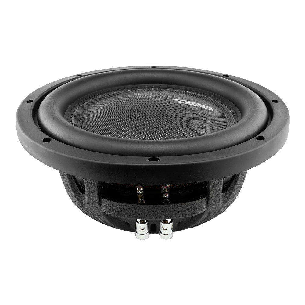Subwoofer de fibra de vidrio de 10" de montaje superficial IXS10.4S, 600 vatios RMS, SVC de 4 ohmios