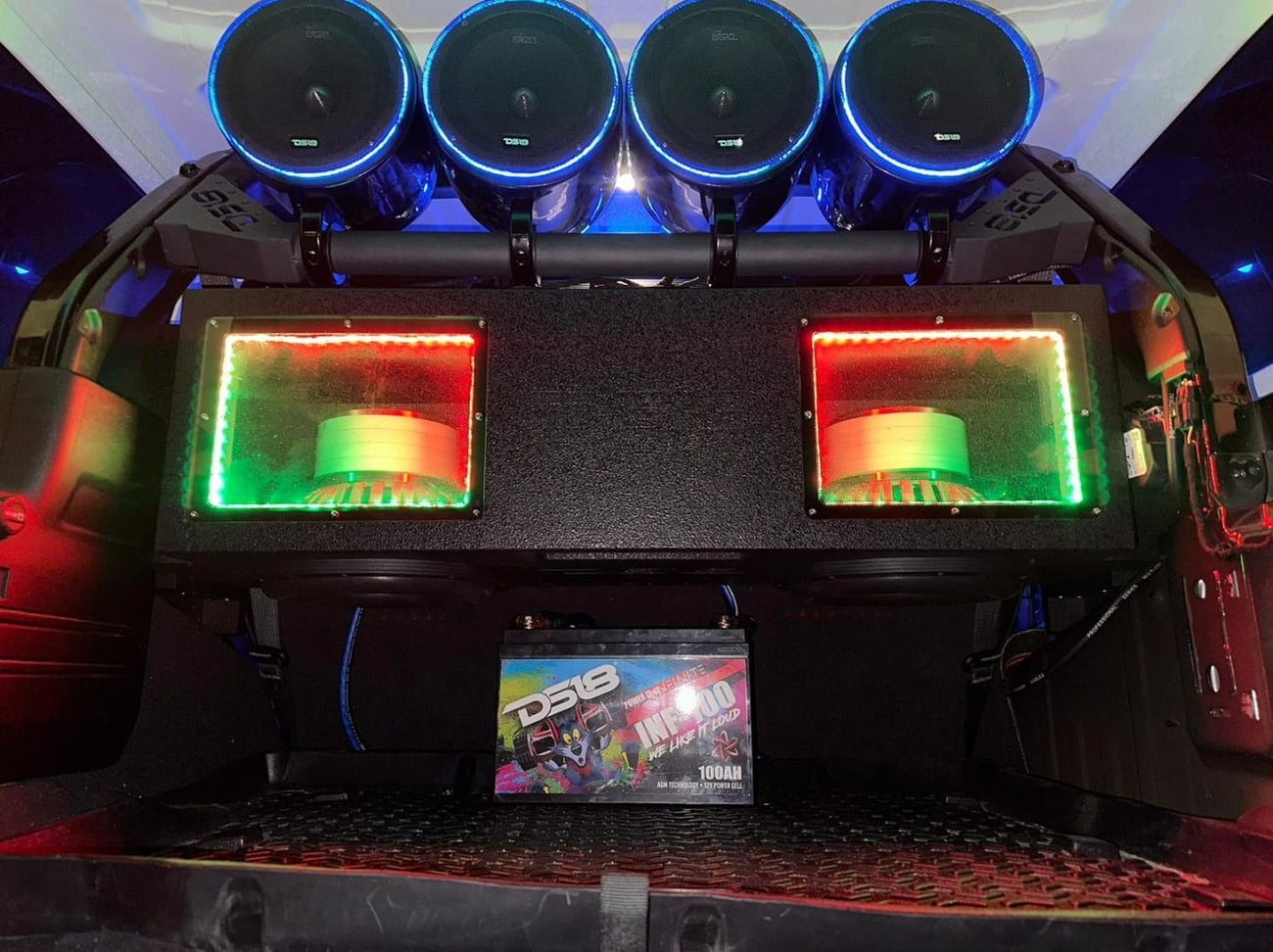 JL-TUBEUP/BK Jeep JLU Mounting Tube For Towers and Pods