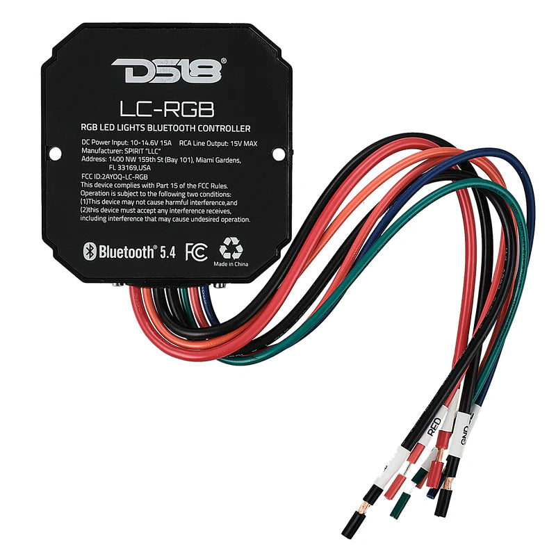 LC-RGB RGB-LED Lights Bluetooth Controller Water Resistant