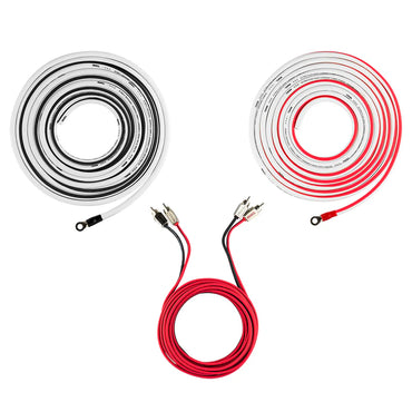 MOFCKIT4 4-GA Marine Tinned OFC Amplifier Installation Kit - WHITE