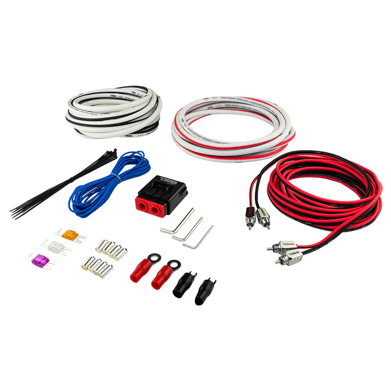 MOFCKIT4 4-GA Marine Tinned OFC Amplifier Installation Kit - WHITE