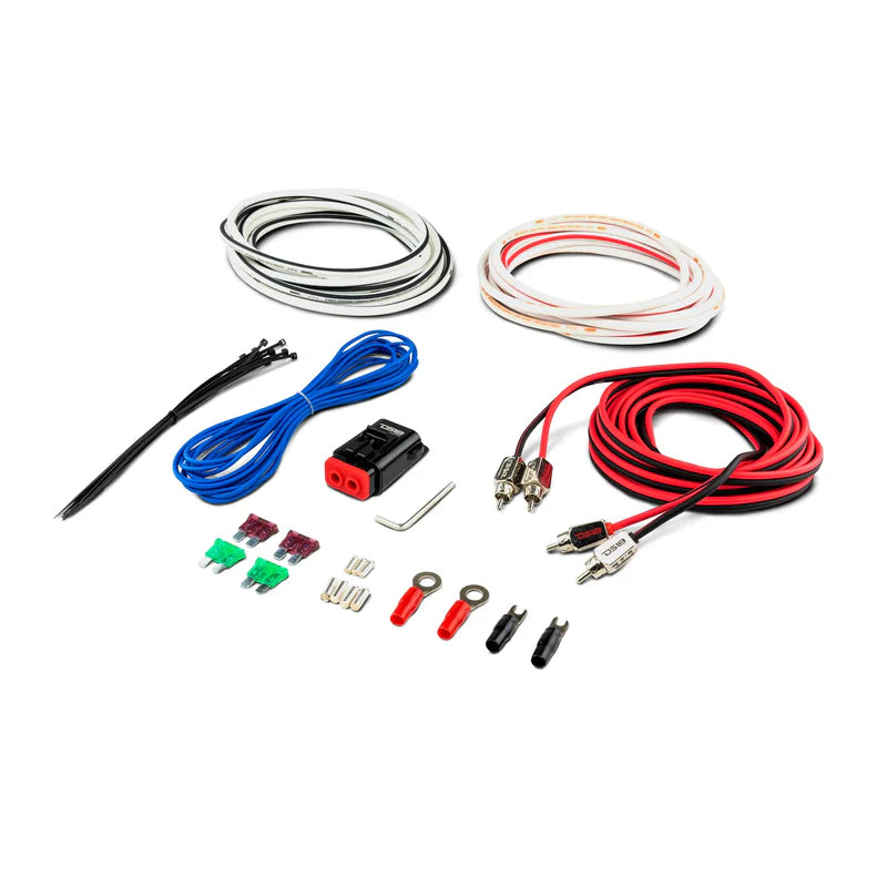 MOFCKIT8 8-GA Marine Tinned OFC Amplifier Installation Kit - WHITE