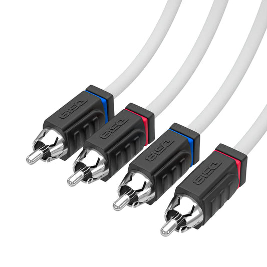 MOFCR-6FT RCA Marine Grade Tinned 100% Copper OFC 6 Feet - WHITE