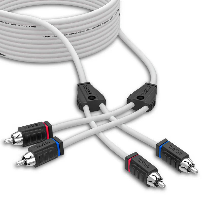 MOFCR-6FT RCA Marine Grade Tinned 100% Copper OFC 6 Feet - WHITE