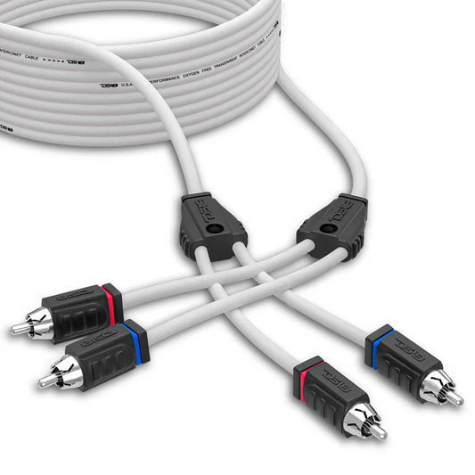 MOFCR-25FT RCA Marine Grade Tinned 100% Copper OFC 25 Feet - WHITE