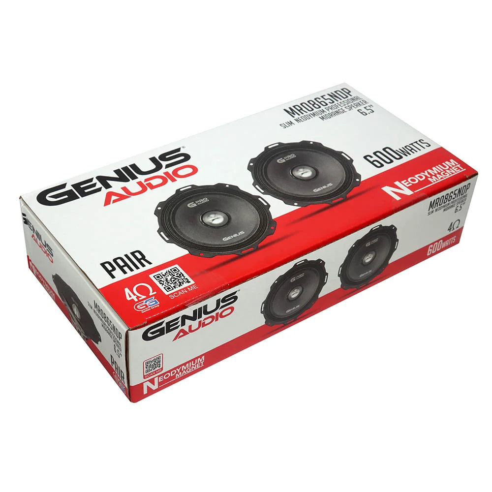 MR0865NDP 6.5'' PAIR MIDRANGE NEODYMIUM SLIM