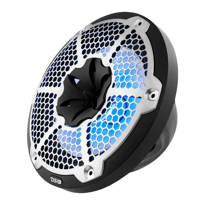 NXL-10M/BK NXL 10" 2-Way Coaxial Marine Speaker With LED RGB Lights 200 Watts Rms 4-Ohm -Black