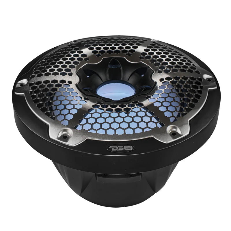 NXL-10SUB/BK NXL 10" Marine Subwoofer with RGB LED Lights 300 Watts Rms SVC 4-Ohm - Black