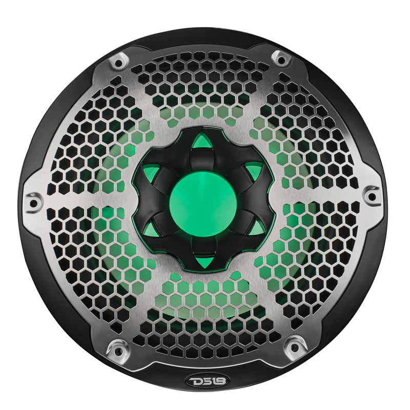 NXL-10SUB/BK NXL 10" Marine Subwoofer with RGB LED Lights 300 Watts Rms SVC 4-Ohm - Black