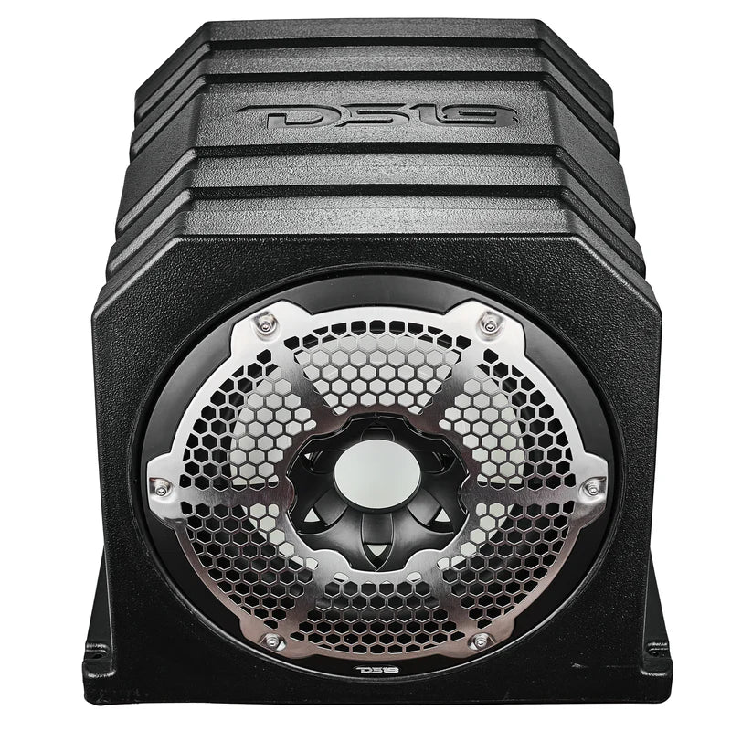 NXL-10SUBLD Dual 10" Marine Subwoofer Enclosure with 10" Passive Radiator and LED RGB Lights 350 Watts Rms 4-Ohm (NXL-10SUB Included)