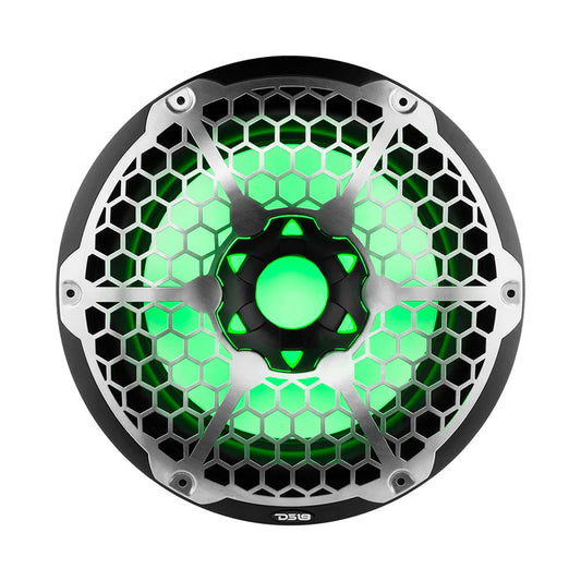 NXL-12SUB/BK NXL 12" Marine Subwoofer With LED RGB Lights 350 Watts Rms SVC 4-Ohm -Black