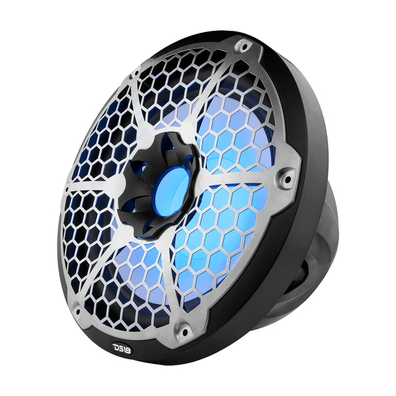 NXL-12SUB/BK NXL 12" Marine Subwoofer With LED RGB Lights 350 Watts Rms SVC 4-Ohm -Black