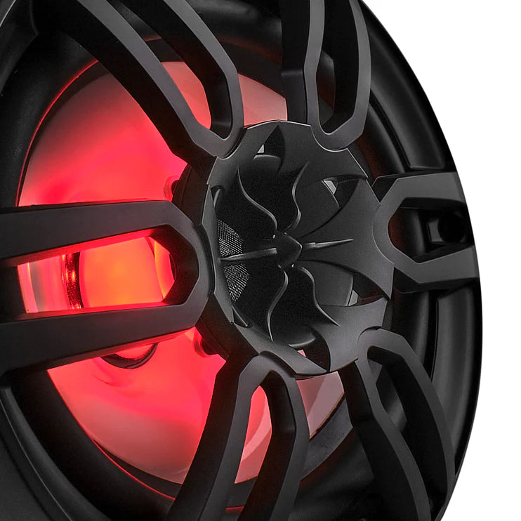NXL-69/BK NXL 6x9" 2-Way Coaxial Marine Speaker With LED RGB Lights 125 Watts Rms 4-Ohm -Black