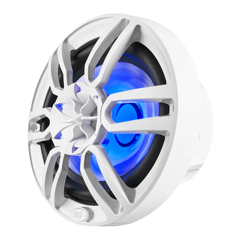 NXL-69/WH NXL 6x9" 2-Way Coaxial Marine Speaker With LED RGB Lights 125 Watts Rms 4-Ohm -White
