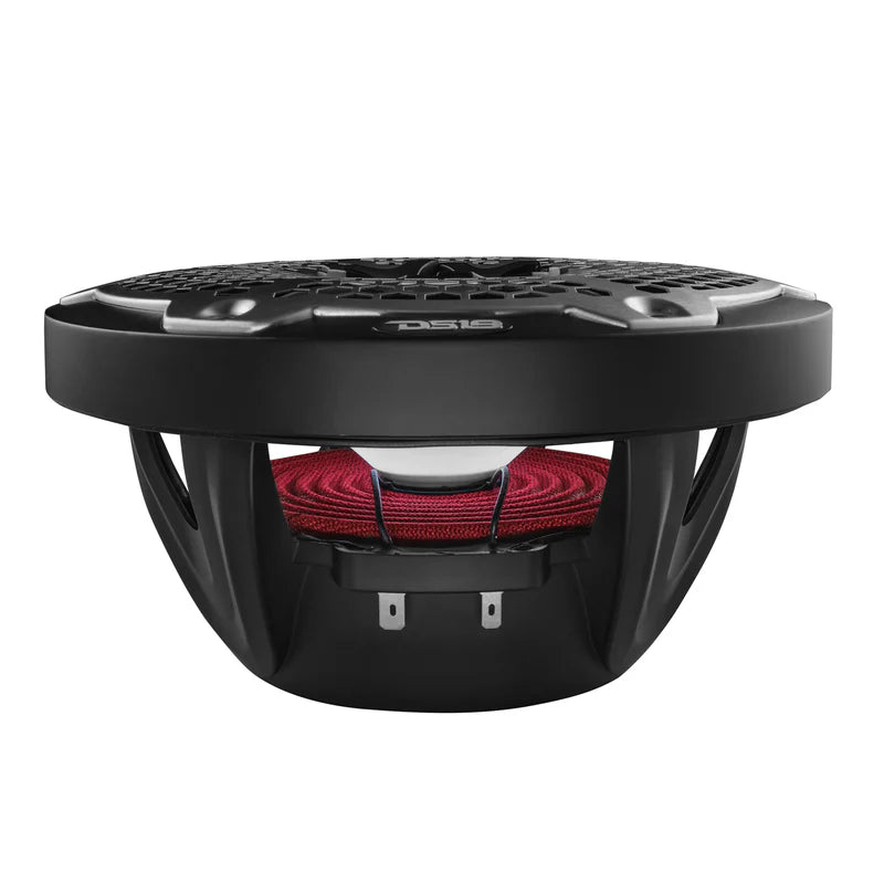 NXL-8M/BK NXL 8" 2-Way Coaxial Marine Speaker With LED RGB Lights 125 Watts Rms 4-Ohm - Black