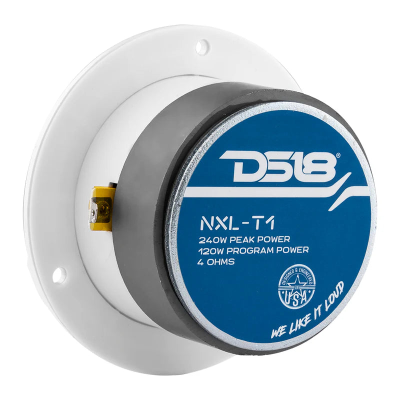 NXL-T1 NXL 3.8” Marine Water-Resistant Super Bullet Tweeter with 1” Aluminum Voice Coil | 120W RMS 4-Ohm